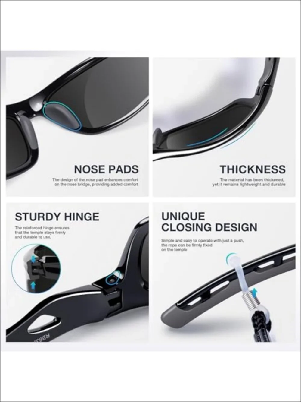 Women's Polarized Wrap Around UV400 Sports Sunglasses